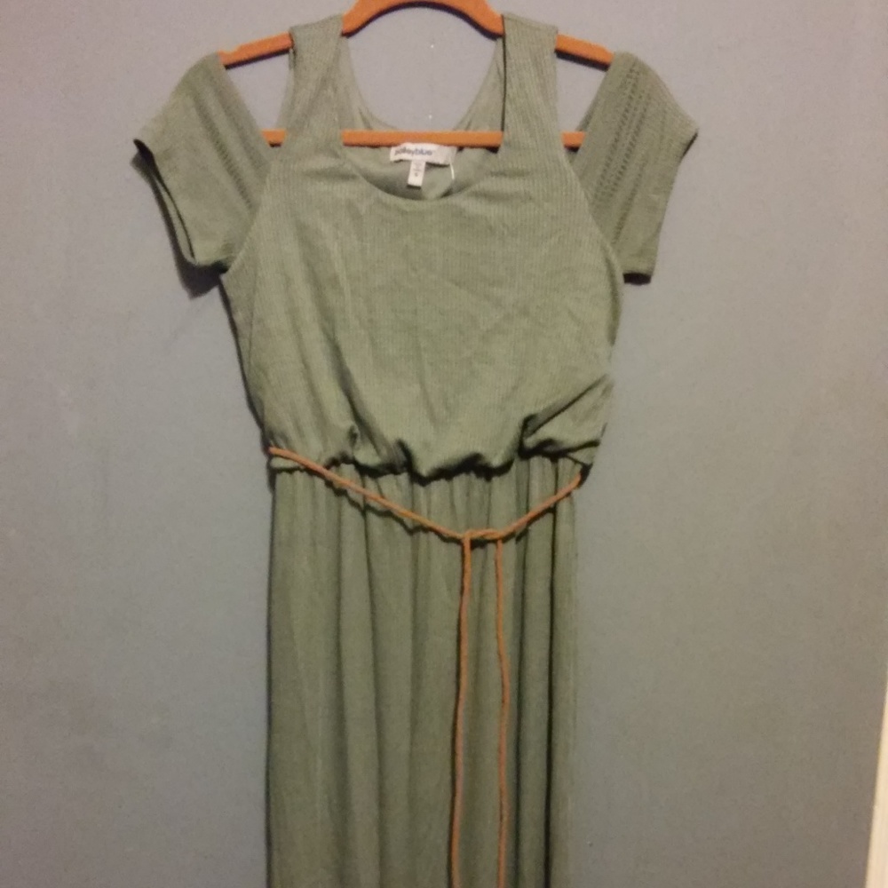 Bailey Blue Blouson maxi dress